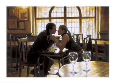First Kiss by Rob Hefferan Wall Art Décor 27 x 37 Art Print