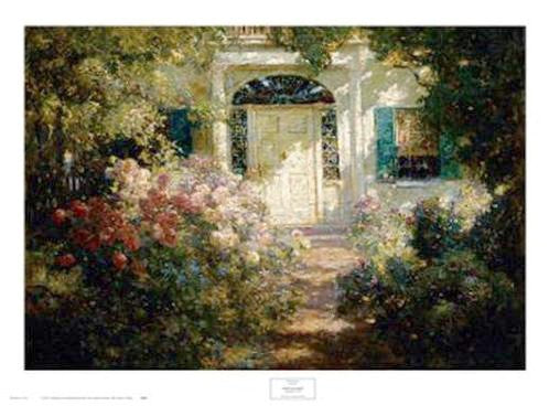 Doorway and Garden by Abbott Fuller Graves Wall Art Décor 31 x 42 Art Print