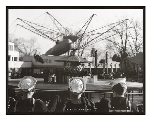Sailors at Glen Echo Amusement Park, Maryland, 1943 by Anon Wall Art Décor 16 x 20 Art Print