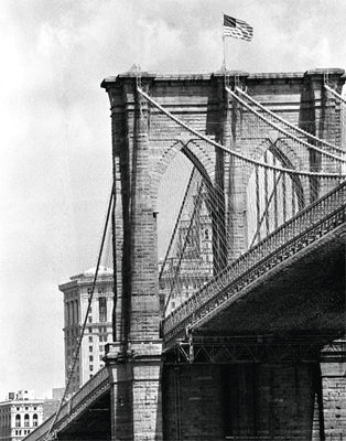Brooklyn Bridge Perspective by Phil Maier Wall Art Décor 14 x 11 Art Print