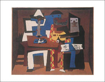 Three Musicians by Pablo Picasso Wall Art Décor 11 x 14 Art Print