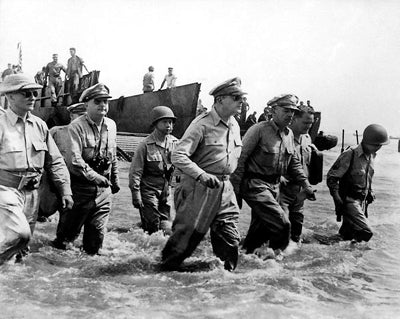 General Douglas MacArthur Returns to Philippines, October 20, 1944 by McMahan Photo Archive Wall Art Décor 8 x 10 Art Print