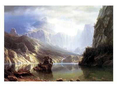 Sierra Nevada by Albert Bierstadt - Majestic Landscape Wall Art Print