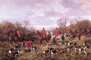 Autumn Meeting by Heywood Hardy - Timeless Wall Art Print for Your Home Décor
