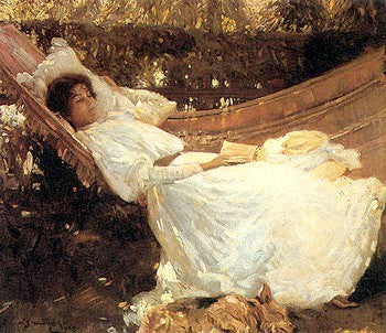 The Arbour by Alfred Munnings - Elegant Wall Art Print