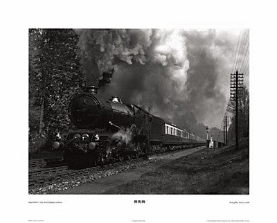King Richard I: Great Western Railway Art Print by Eric Treacy - Vintage Train Wall Decor