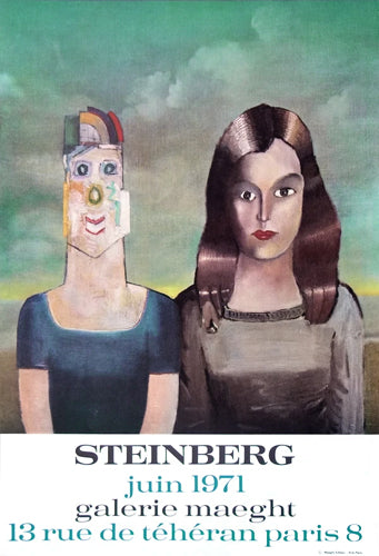 Le Couple by Saul Steinberg: Iconic Art Print for Modern Home Decor