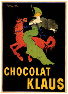 Chocolate Klaus by Leonetto Cappiello: Vintage Art Print for Timeless Wall Decor
