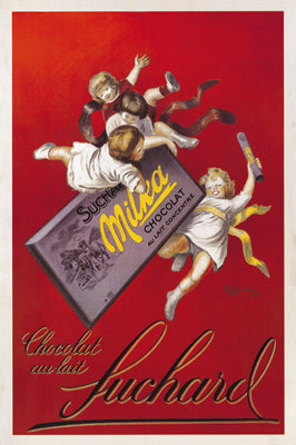 Chocolate au Lait Suchard by Leonetto Cappiello - Vintage French Art Print for Home Décor