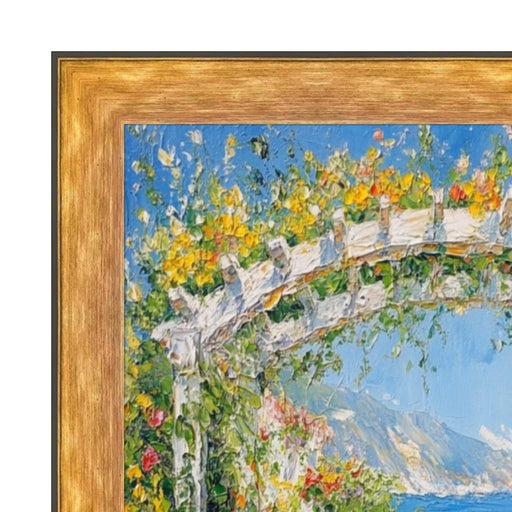 24x30 Frame Contemporary Modern Slope Gold Metal Picture Frame
