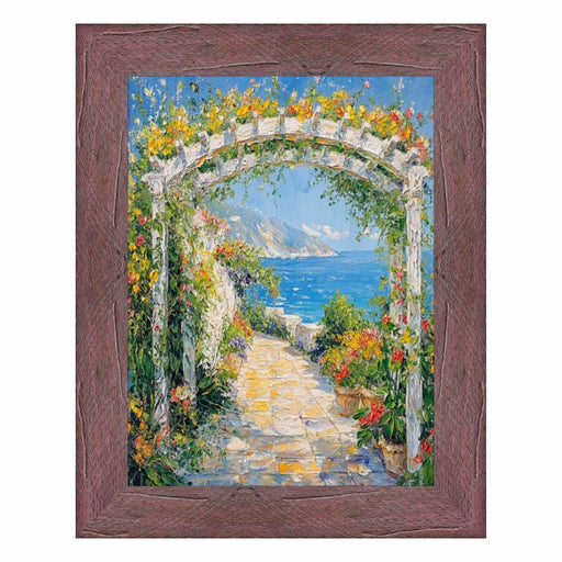 24x24 Frame Drift Wood Barnwood Hibiscus Rustic Picture Frame Wall