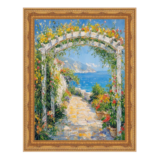 30x36 Frame Funky Birght Gold Leaf Gothic Picture Frame