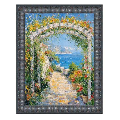 30x30 Frame Gotham Gothic Black Ornate Picture Frame