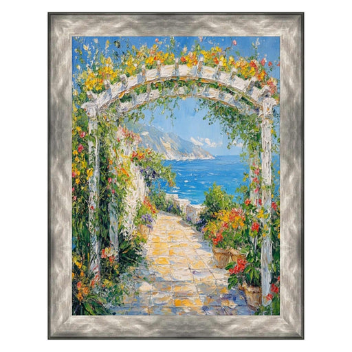 27x27 Frame Gunmetal Slope Silver Pewter Picture Frame