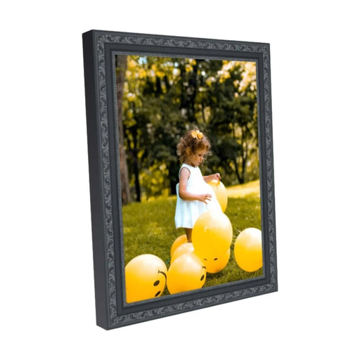 Antique 21x45 Black Picture Frame Traditonal Vintage framing