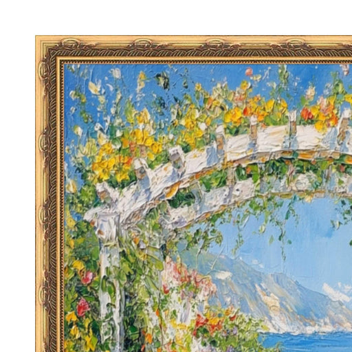 24x48 Frame Gold Leaf Design Picture Frame Deco home