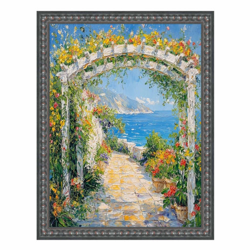 12x16 Frame Slim Gotham Black Beaded Picture Frame