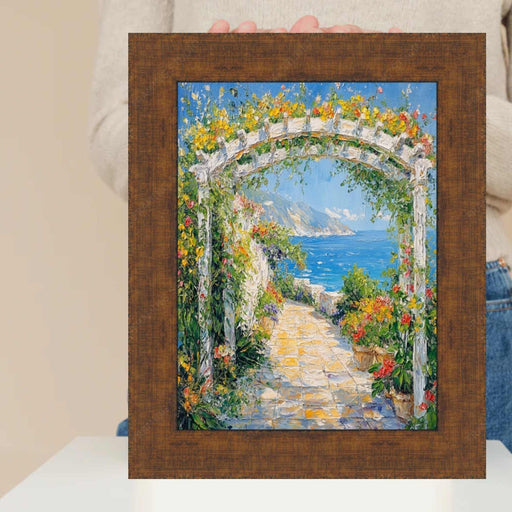 14x17 Frame Wide Antique Gold Bronze Flat Picture Frame