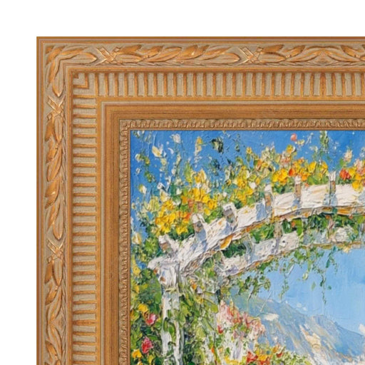 24x48 Frame Wide Colosseum Gold Leaf Scoop Picture Frame