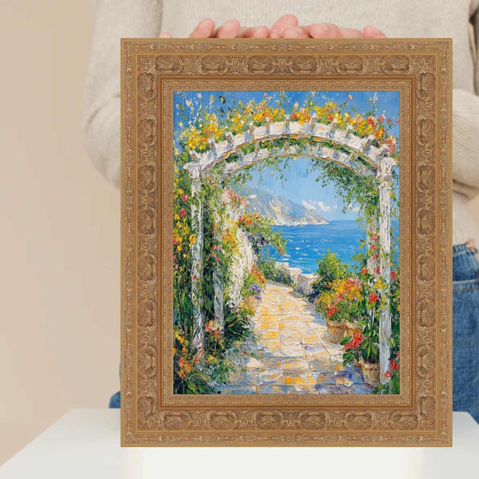 12x18 Frame Wide Sistine Chapel Gold Italian Picture Frame