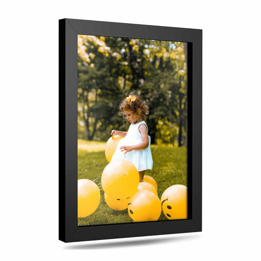 Black 7x41 Picture Frame | Slim Black Frame for Photos or Posters Art