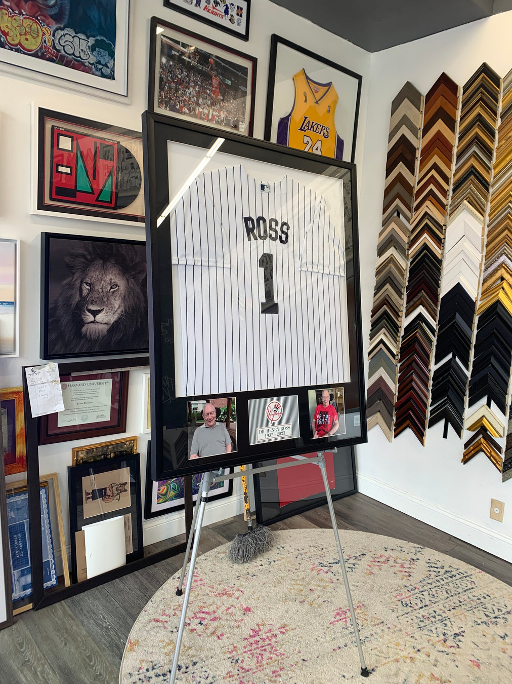 MLB Yankee Jersey Picture Frames