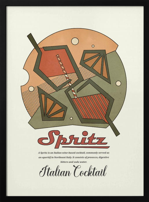 Geometrical spritz print - Dion Gem Framed Art | Home or Office Art