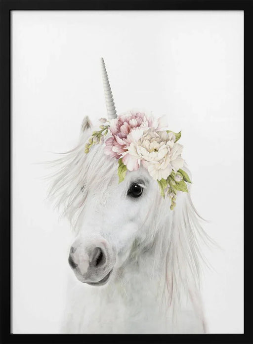 Floral Unicorn Framed Art Lola Peacock | Home or Office Art