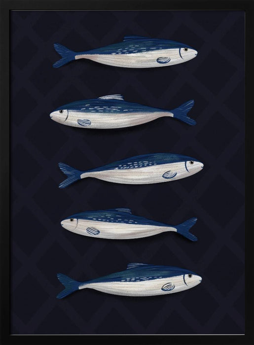 Sardines - EMELIEmaria Framed Art | Home or Office Art