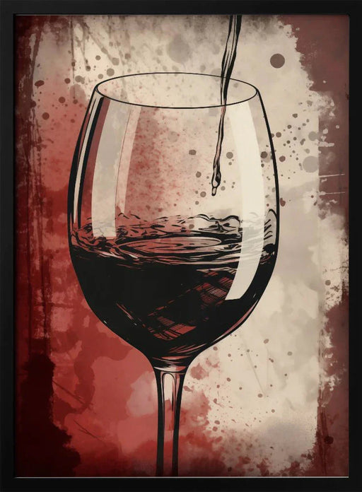 Red Red Wine No 5 - Andreas Magnusson Framed Art | Home or Office Art