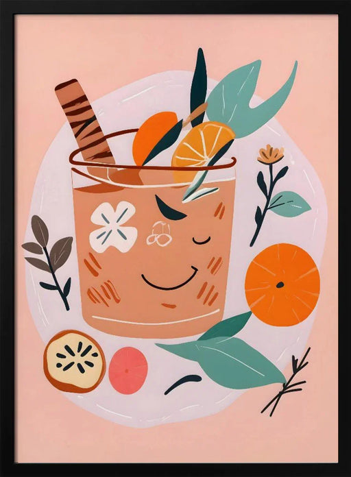 Cinnamon & Orange Cocktail - Uma Gokhale Framed Art | Home or Office Art