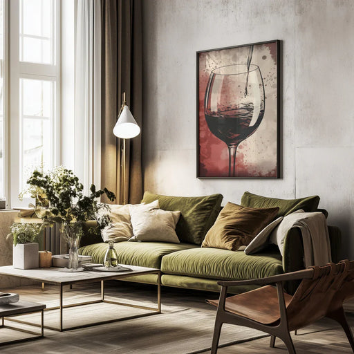 Red Red Wine No 5 - Andreas Magnusson Framed Art | Home or Office Art