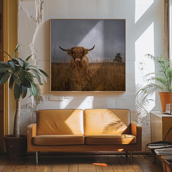 It wasn't me by Gert van den Bosch Square Canvas Print Art for Modern Home Decor. Decorate your office or living room with canvas artwork