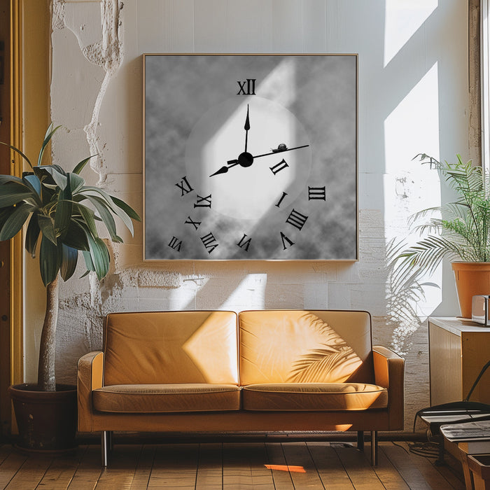 Time by Hadi Malijani Square Canvas Print Art for Modern Home Decor. Decorate your office or living room with canvas artwork