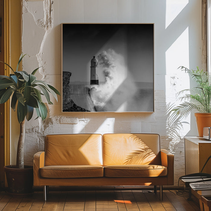 Hand of Poseidon by Robert Bolton Square Canvas Print Art for Modern Home Decor. Decorate your office or living room with canvas artwork