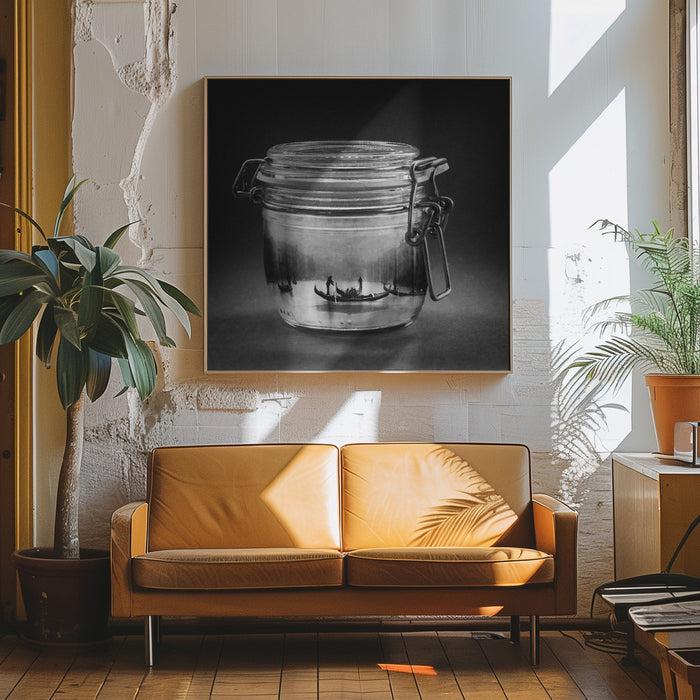 holyday conserve by Roswitha Schleicher-Schwarz Square Canvas Print Art for Modern Home Decor. Decorate your office or living room with canvas artwork