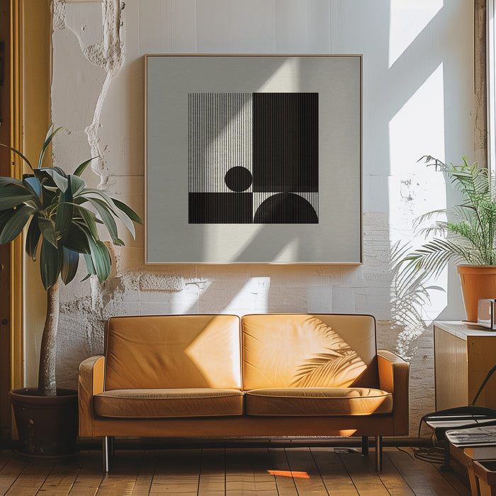 Paper Object No4. by THE MIUUS STUDIO Square Canvas Print Art for Modern Home Decor. Decorate your office or living room with canvas artwork