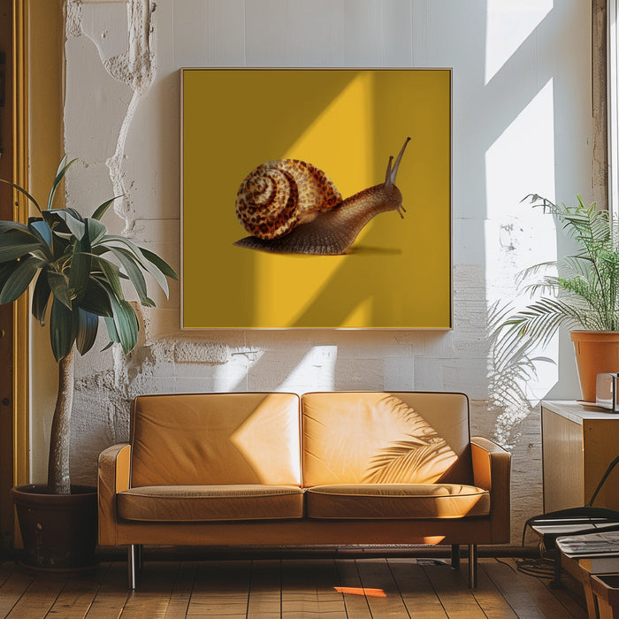 Fast like Cheetah by Artem Pozdniakov Square Canvas Print Art for Modern Home Decor. Decorate your office or living room with canvas artwork