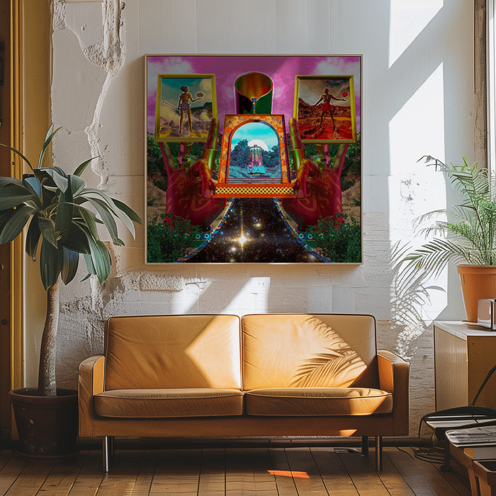 ALCHEMY by CosmoZach Square Canvas Print Art for Modern Home Decor. Decorate your office or living room with canvas artwork