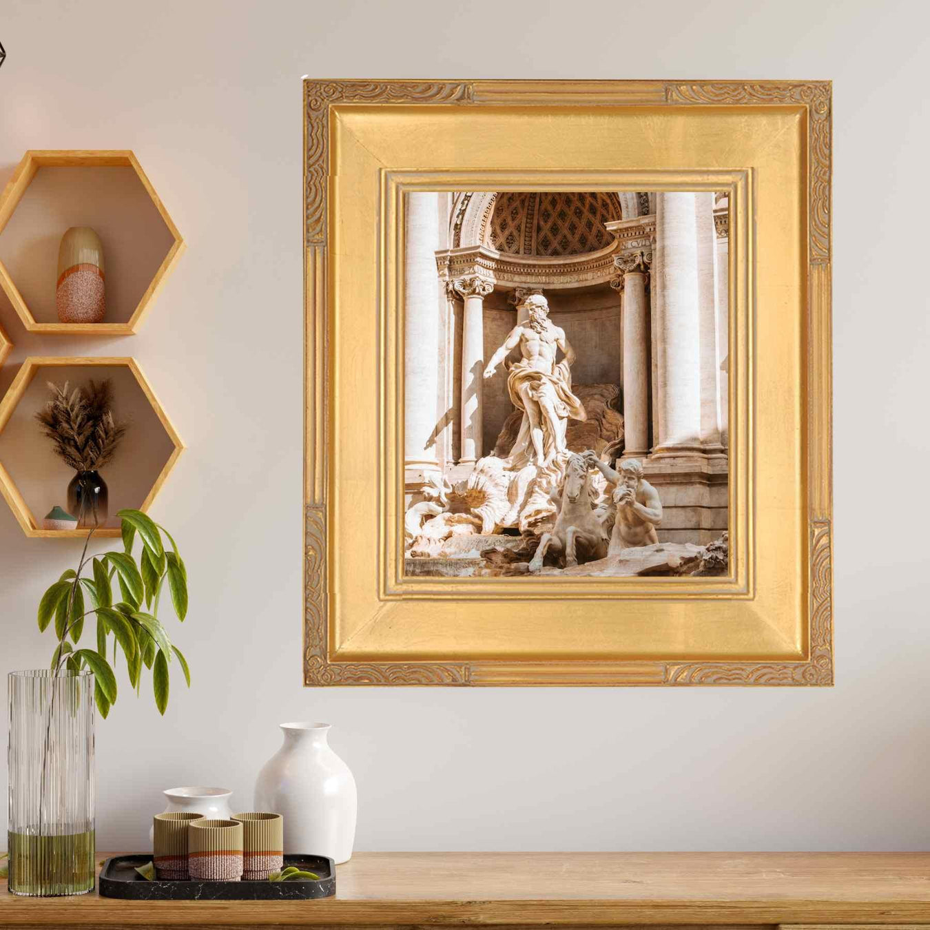 Elegant Gold Leaf Picture Frames - Contemporary Closed Corner Designs