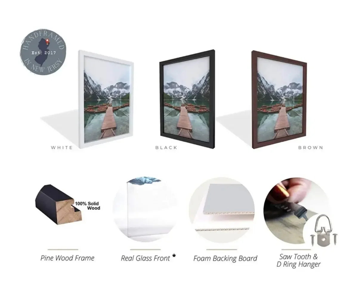 Modern 20x28 Frame Wall Gallery 20 x 28 Picture Frames - New Jersey Frame Shop Custom Framing