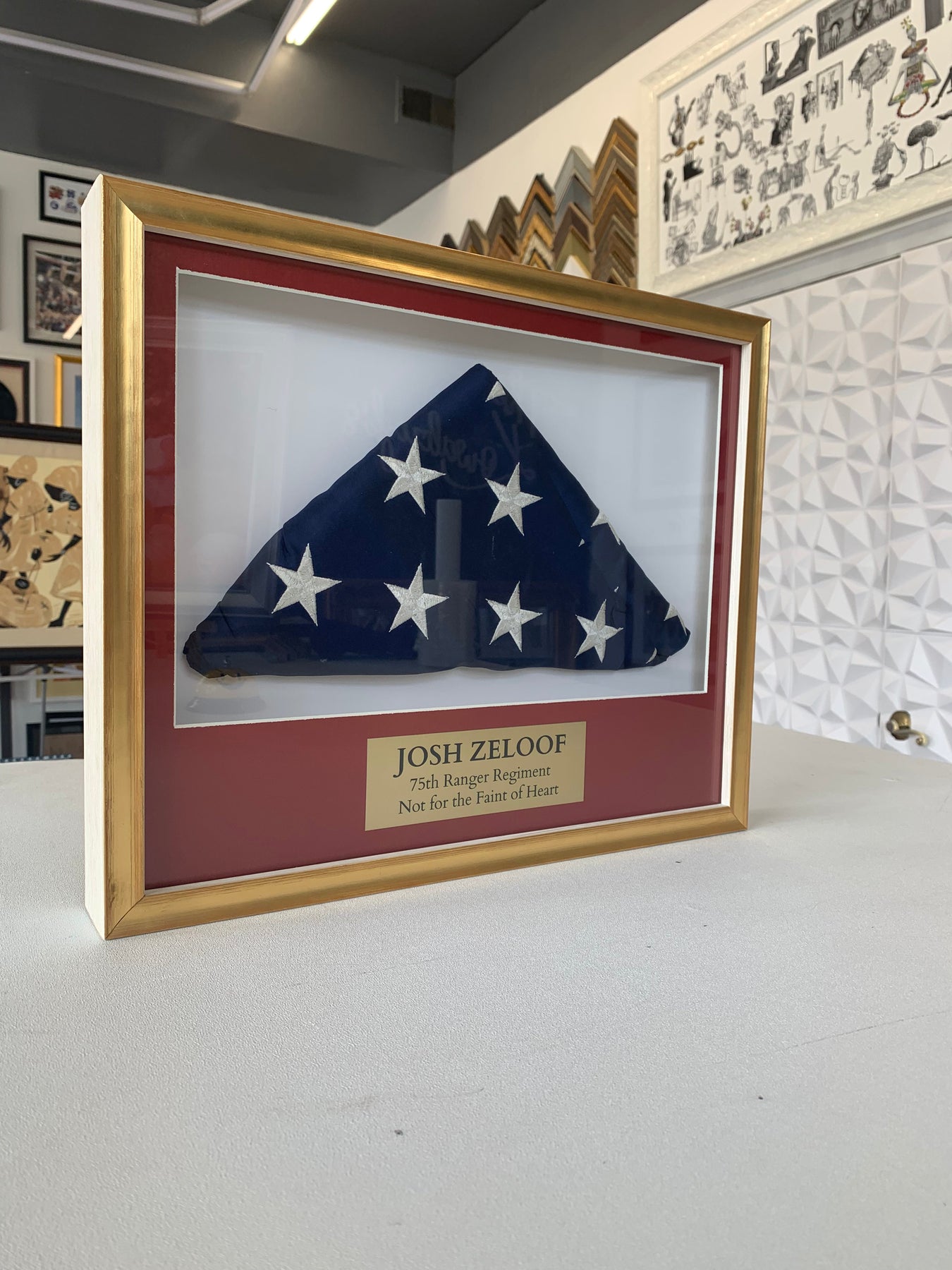 Military Memorabilia Framing picture frame shop nj nyc ct