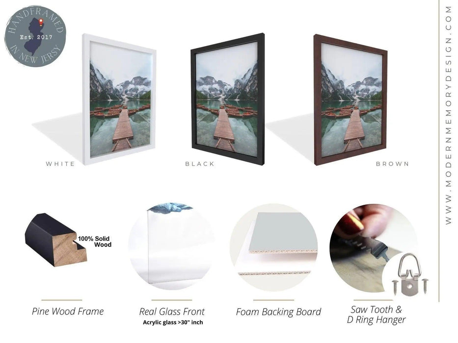 10x10 White Picture Frame For 10 x 10 Poster Art Photo Picture Frame Store New Jersey