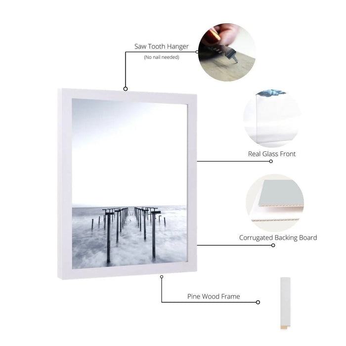 10x11 White Picture Frame For 10 x 11 Poster Art Photo Picture Frame Store New Jersey