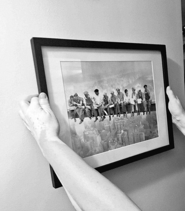 18x24 New York City Framed Art Lunch a top skyscraper Picture Frame Store New Jersey