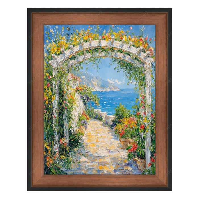 32x48 Frame Vintage Brushed Rust Copper Black Picture Frame