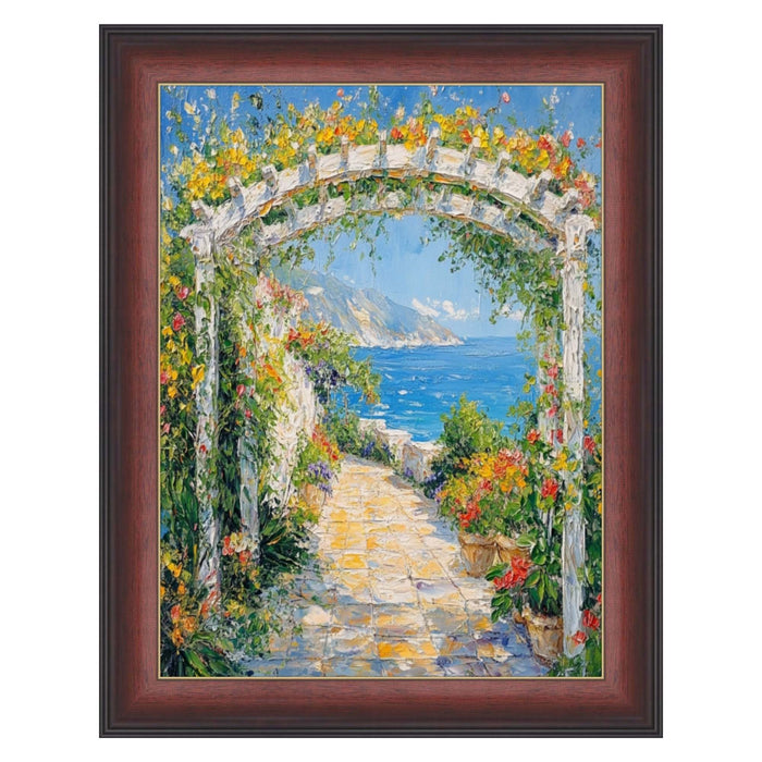 32x48 Frame Diploma Mahogany With Gold Line Picture Frame