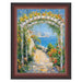 32x48 Frame Diploma Mahogany With Gold Line Picture Frame