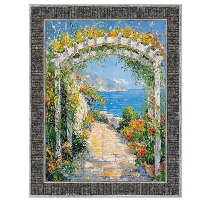 32x48 Frame Rustic Wood Black Silver Picture Frame