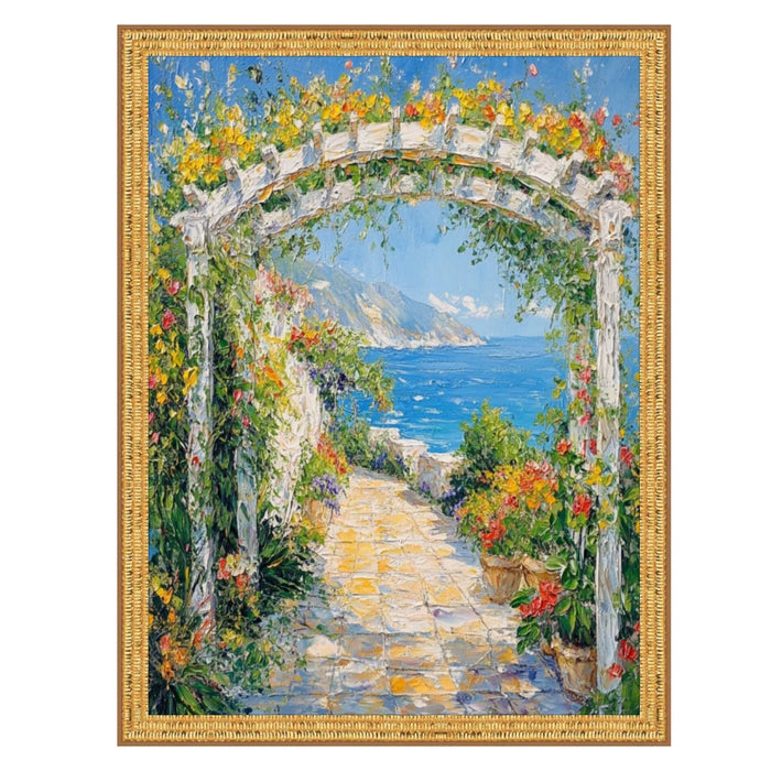 32x48 Frame Contemporary Modern Slim Bright Gold Pebbled Texture Picture Frame